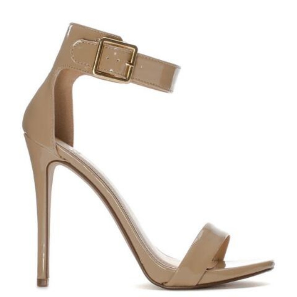 Heart In D Canter Nude High Heel Sandal - Size 10